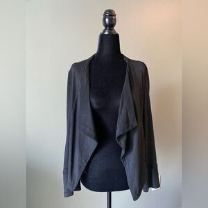 Jack by BB Dakota Black Suede Blazer - XS, Cropped Fit, Perfect for Any Occasion